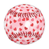 Watercolor Heart Art (1) 野球ボール (正面)