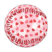 Watercolor Heart Art (1) 野球ボール (正面左)
