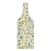 Watercolor herbs pattern カッティングボード (正面)
