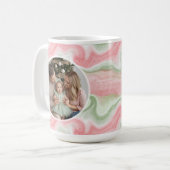 Watercolor Holiday Photo Coffee Mug コーヒーマグカップ (正面左)