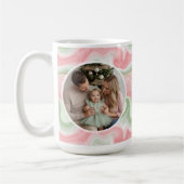 Watercolor Holiday Photo Coffee Mug コーヒーマグカップ (左)