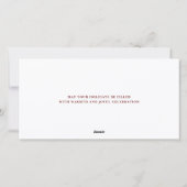 Watercolor Houses  シーズンカード (裏面)