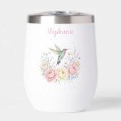Watercolor Hummingbird Floral – Name Gift for Her (正面)