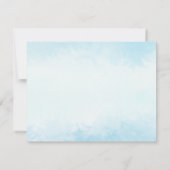 Watercolor Hummingbird Quote Memorial Sympathy  ノートカード (裏面)