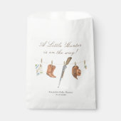 Watercolor Hunter Baby Shower フェイバーバッグ (正面)