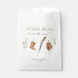 Watercolor Hunter Baby Shower フェイバーバッグ