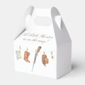 Watercolor Hunter Baby Shower フェイバーボックス (正面サイド)