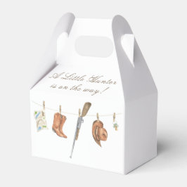 Watercolor Hunter Baby Shower フェイバーボックス