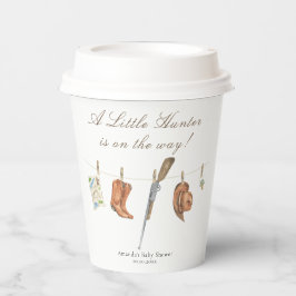 Watercolor Hunter Baby Shower 紙コップ