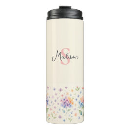 Watercolor Hydrangeas - Pastel Blossoms タンブラー