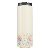 Watercolor Hydrangeas - Pastel Blossoms タンブラー (裏面)