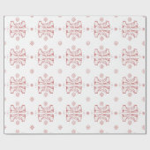 Watercolor Ice Skating Winter  ラッピングペーパー (フラット)