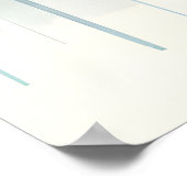 Watercolor illustration of the Last Supper  ポスター (角)