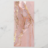 watercolor ink marble Menu メニュー (裏面)