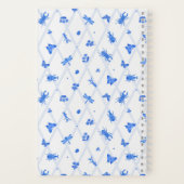 Watercolor Insect Blue ノートブック (裏面)