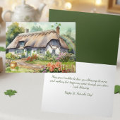 Watercolor Irish Blessing Happy St. Patrick's Day カード