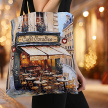 Watercolor Italian Café Coffee Lover 