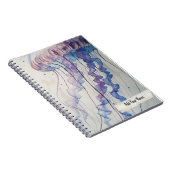 Watercolor Jellyfish Notebook ノートブック (右側)