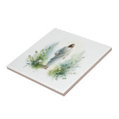 Watercolor Jesus Christ with Botanical Elements –  タイル (側面)