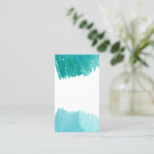 Watercolor Jewelry Backing Marketing Promotional  名刺 (スタンド正面)