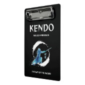 Watercolor Kendo Practice Journal Practitioners ミニクリップボード (アングル2)