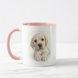 Watercolor Labrador Puppy Mug マグカップ
