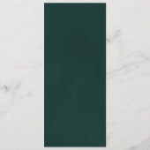 Watercolor Lake Tahoe Elegant Rustic Wedding メニュー (裏面)