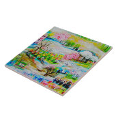 Watercolor Landscape 2 タイル (側面)