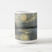 Watercolor Landscape Custom Name Mug コーヒーマグカップ (中央)