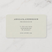 Watercolor Landscape Luxury Professional Signature 名刺 (裏面)