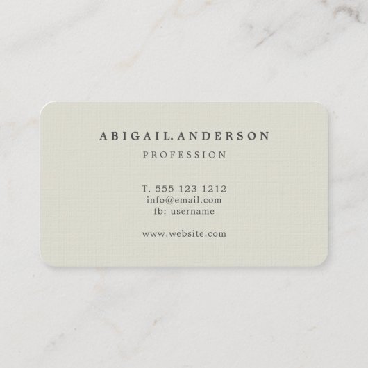 Watercolor Landscape Luxury Professional Signature 名刺 (裏面)