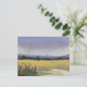 Watercolor Landscape Painting  ポストカード (スタンド正面)