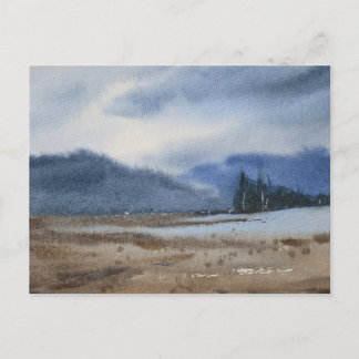 Watercolor Landscape Painting  ポストカード