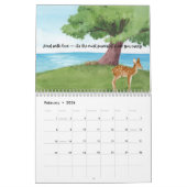 Watercolor Landscapes Calendar – A Year of Scenic  カレンダー (2月 2026)