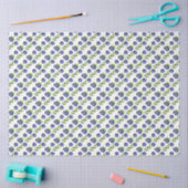Watercolor Large Blueberry Pattern Tissue Paper 薄葉紙 (クラフト)
