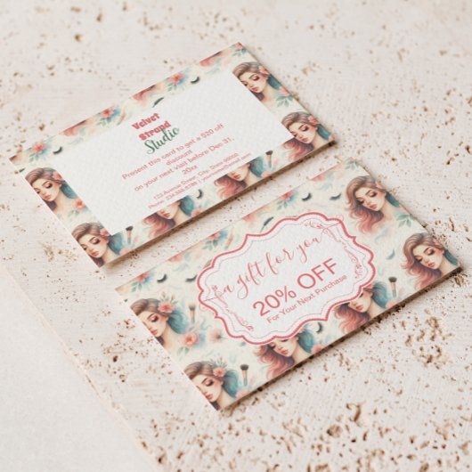 Watercolor Lash Artist 割引カード