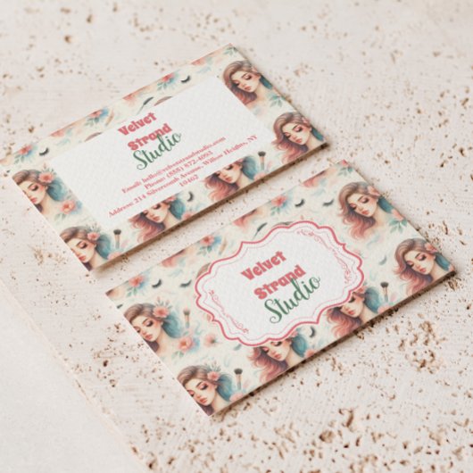 Watercolor Lash Artist 名刺