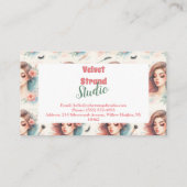 Watercolor Lash Artist 名刺 (裏面)