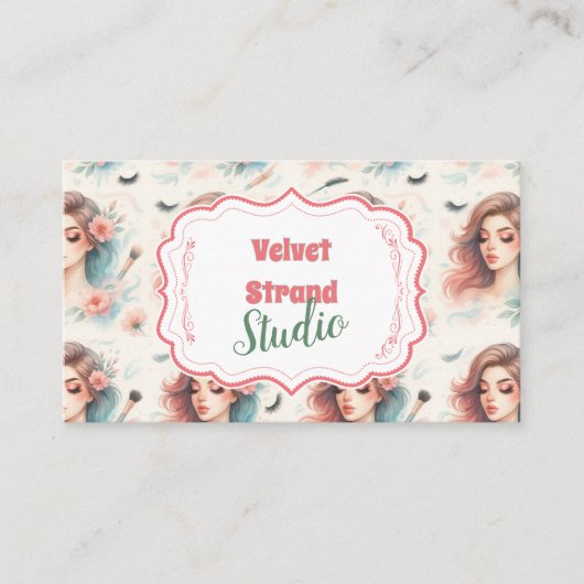 Watercolor Lash Artist 名刺 (正面)