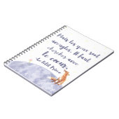 Watercolor Le Petit王子小さい王子 ノートブック (左側)