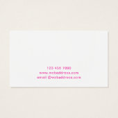 Watercolor Leaves Bracelet Jewelry Display Card (裏面)