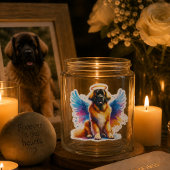 Watercolor Leonberger Dog Angel シール