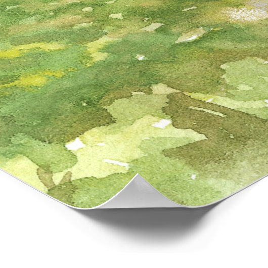 watercolor Lighthouse ポスター (角)