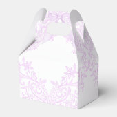  watercolor lilac design | Baptism フェイバーボックス (裏面サイド)