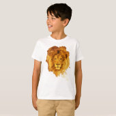 Watercolor Lion Tシャツ (正面フル)