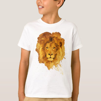 Watercolor Lion Tシャツ