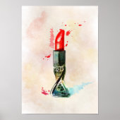Watercolor lipstick ポスター (正面)