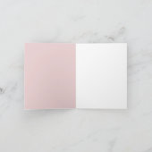 Watercolor Little Girl With Ice Skates and Dog カード (内部)