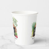 Watercolor Locally Grown Baby Shower 紙コップ (右)