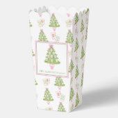 Watercolor Mahjong Christmas Tree Party フェイバーボックス (正面)